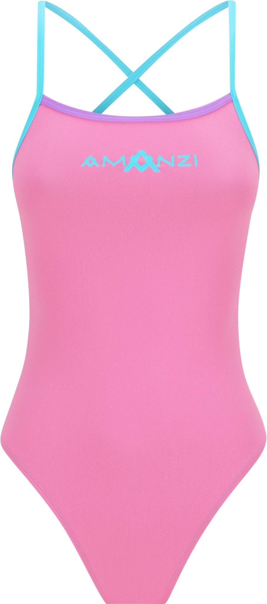 AMANZI GIRLS SUGAR PLUM TIE BACK ONE PIECE - Pink