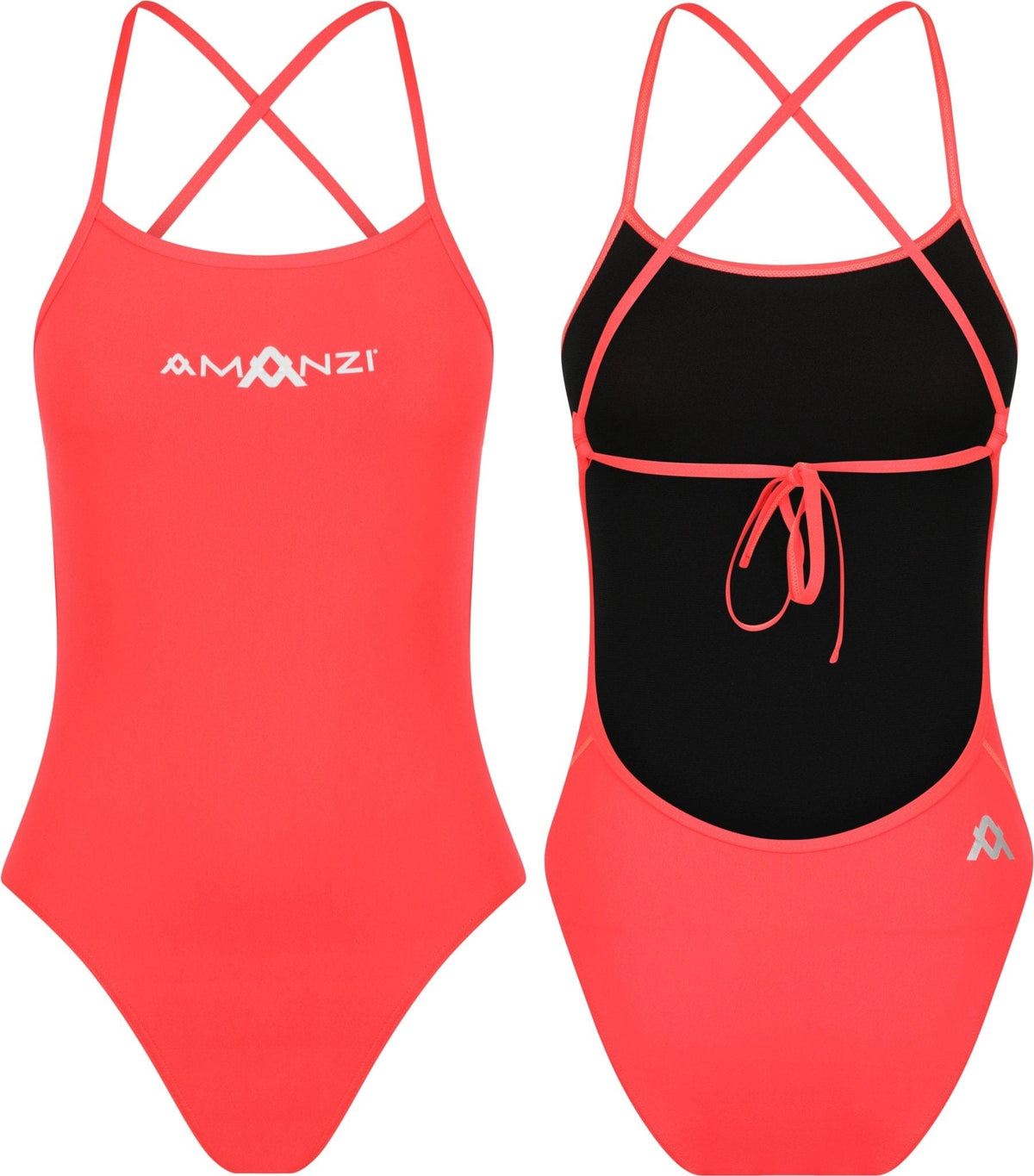 AMANZI WOMENS ATOMIC TIE BACK ONE PIECE