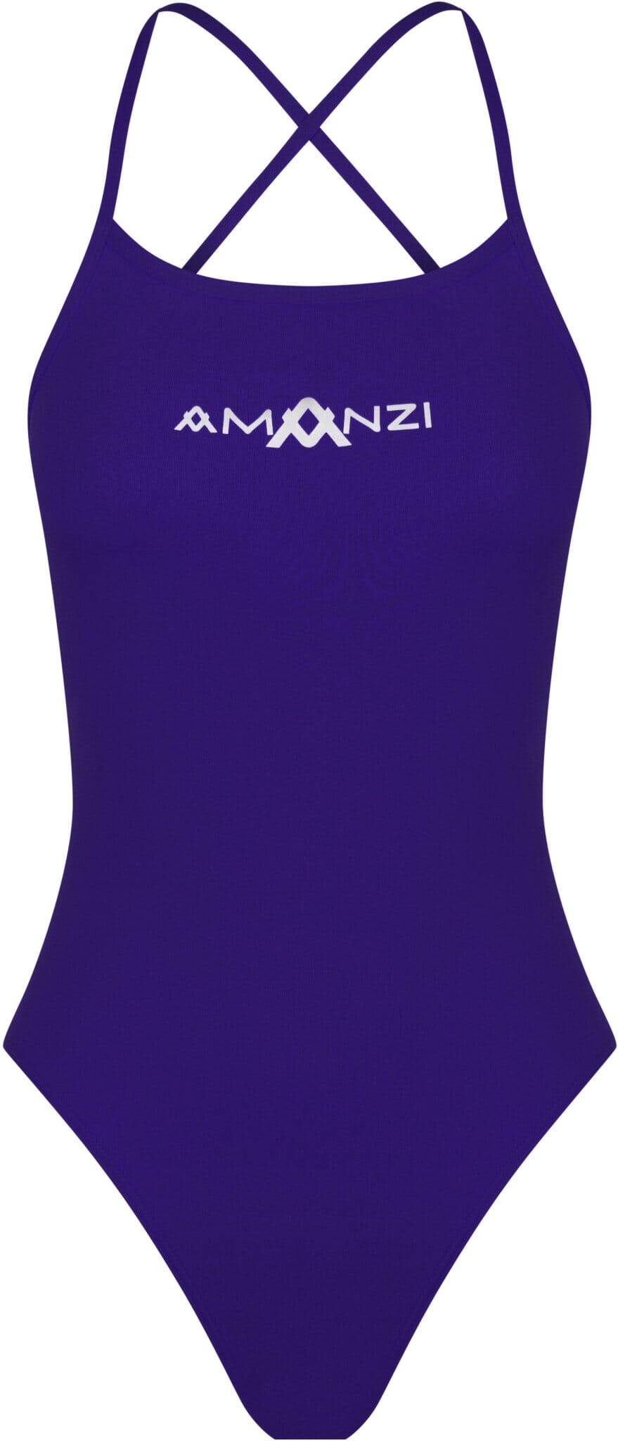 AMANZI WOMENS BLUEBERRY TIE BACK ONE PIECE