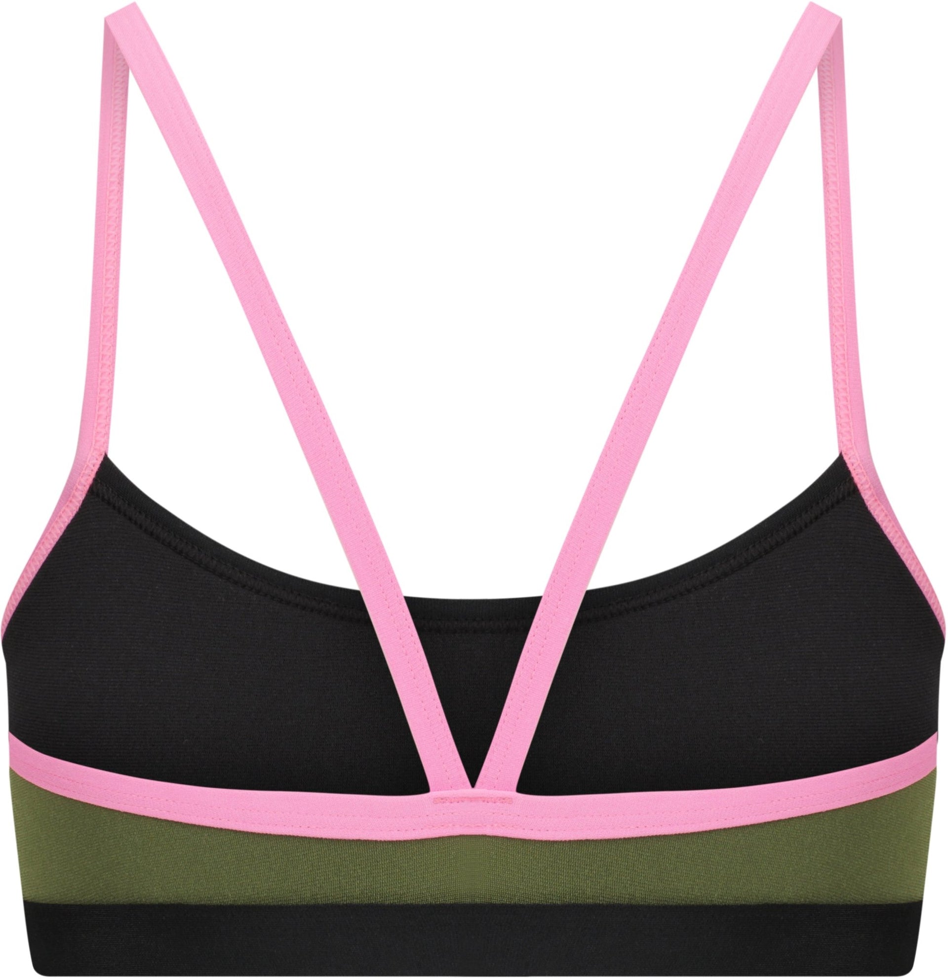 AMANZI WOMENS DESERT BLUSH BIKINI TOP - Green
