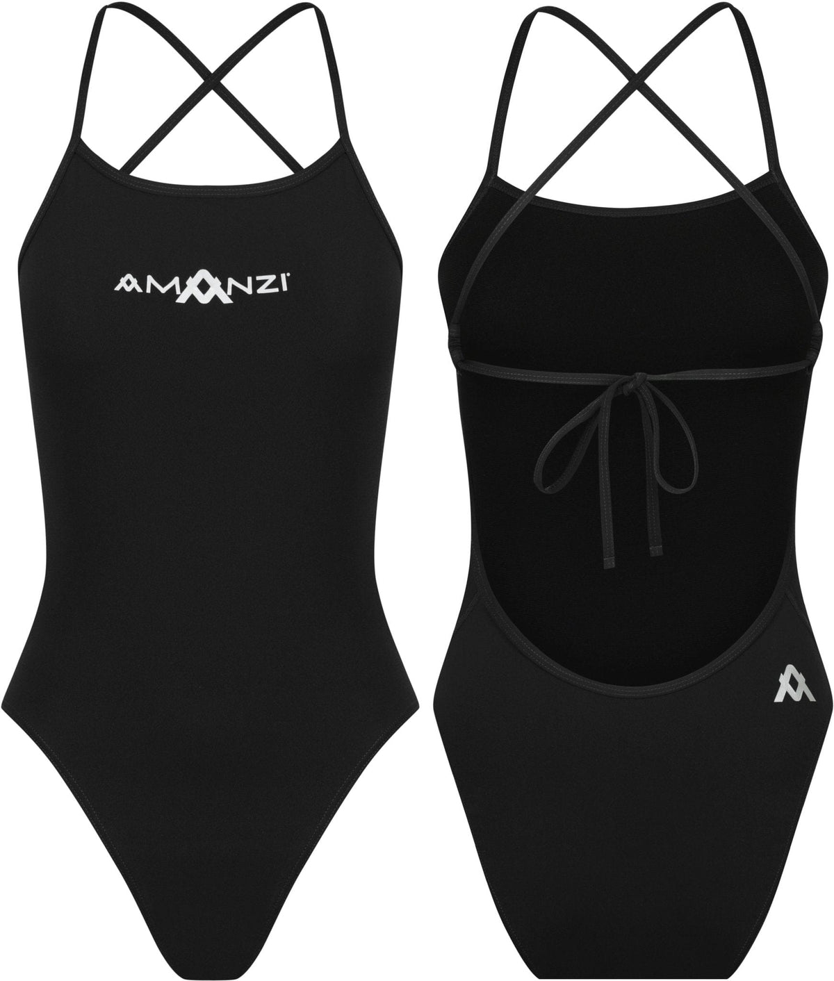 AMANZI WOMENS JET TIE BACK ONE PIECE