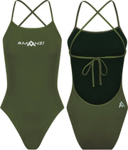 AMANZI WOMENS MEMPHIS TIE BACK ONE PIECE