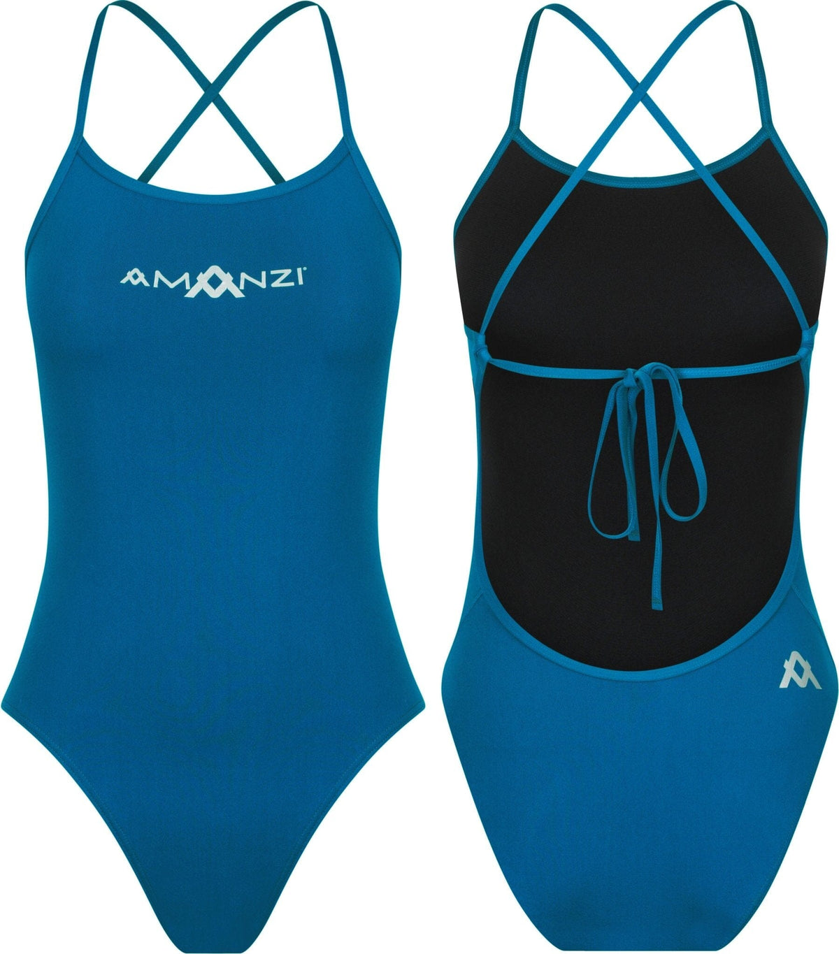 AMANZI WOMENS NEPTUNE TIE BACK ONE PIECE