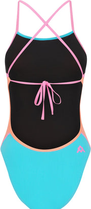 AMANZI WOMENS PASTELLA TIE BACK ONE PIECE - Coral
