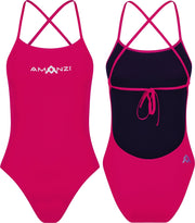AMANZI WOMENS RUBY TIE BACK ONE PIECE