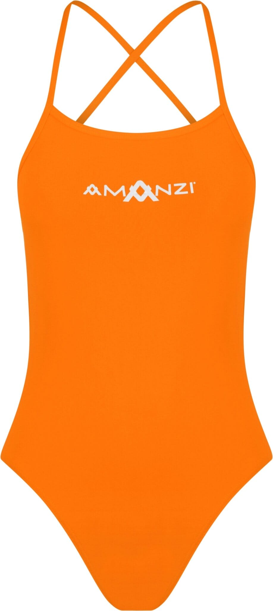 AMANZI WOMENS SHERBET TIE BACK ONE PIECE