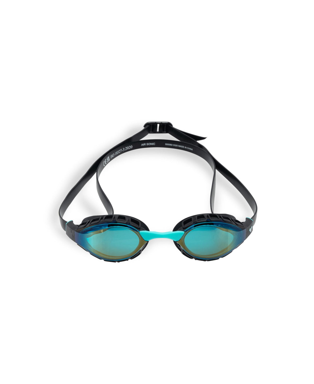 ARENA AIR SONIC MIRROR GOGGLES AQUA LENSES