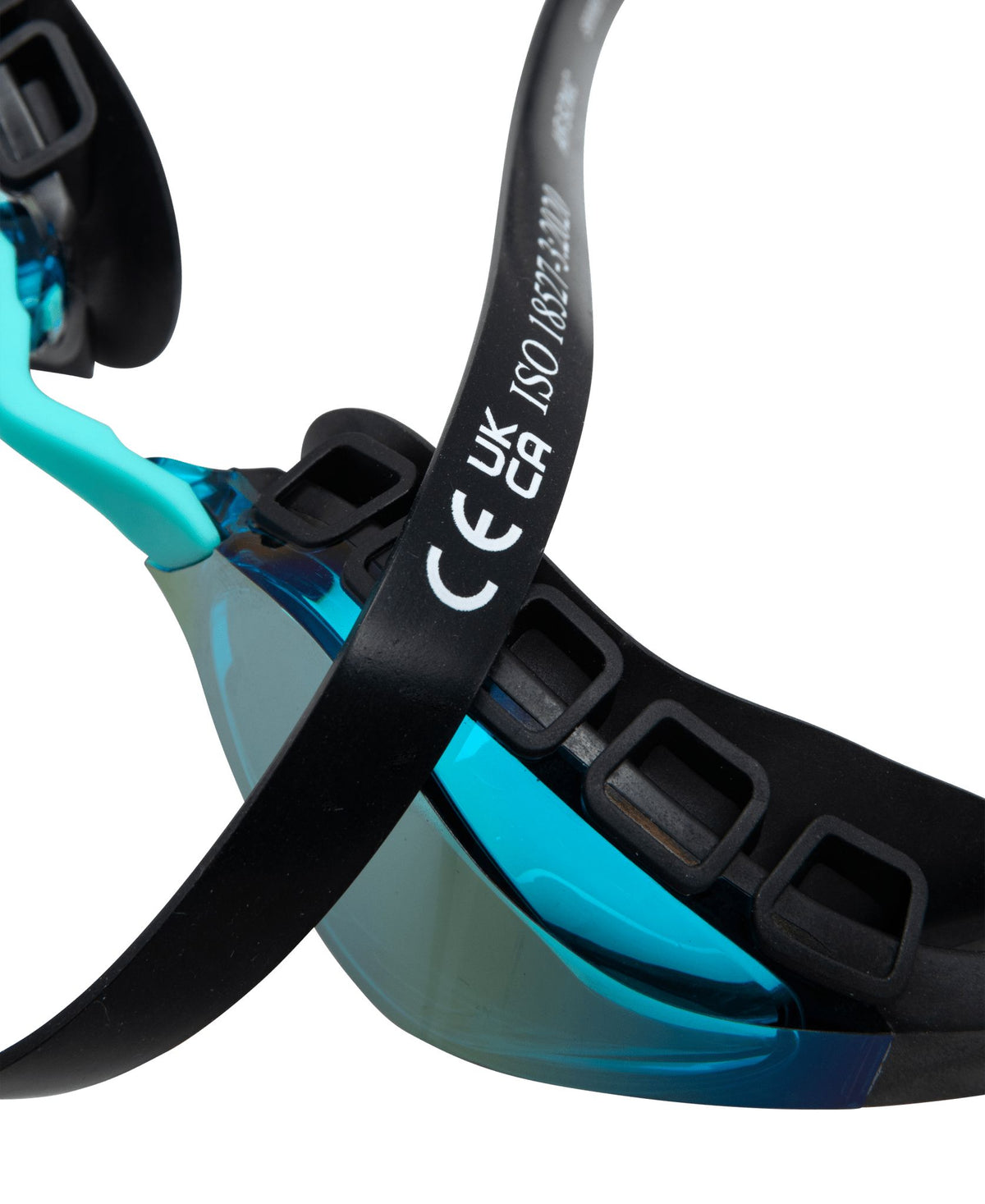 ARENA AIR SONIC MIRROR GOGGLES AQUA LENSES