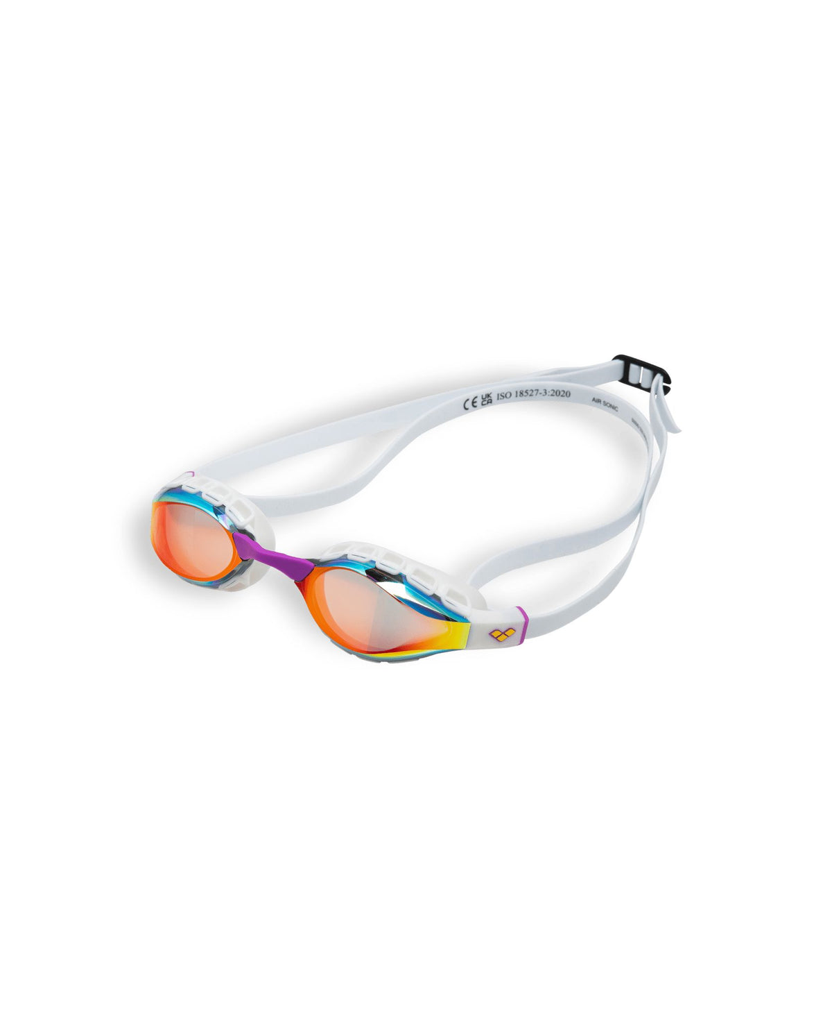 ARENA AIR SONIC MIRROR GOGGLES GOLD LENSES