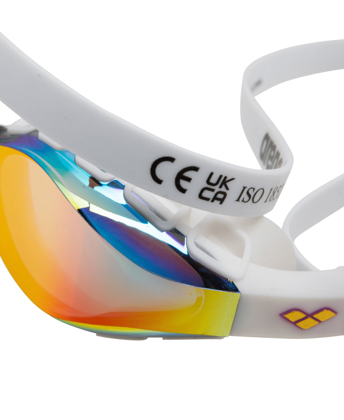 ARENA AIR SONIC MIRROR GOGGLES GOLD LENSES