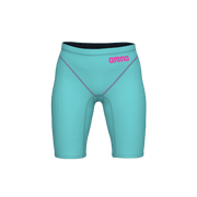 ARENA BOYS POWERSKIN IMPULSO SHOCKING PINK & WATER JAMMER - Aqua