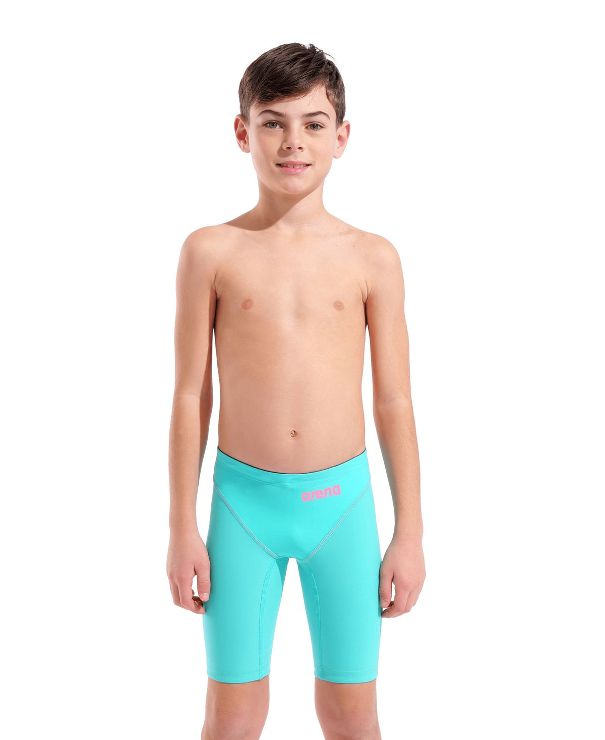 ARENA BOYS POWERSKIN IMPULSO SHOCKING PINK & WATER JAMMER