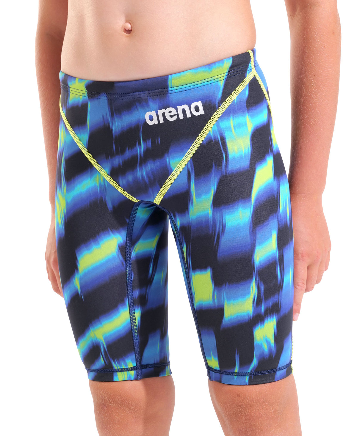 ARENA BOYS POWERSKIN ST NEXT AQUA GLEAM JAMMER