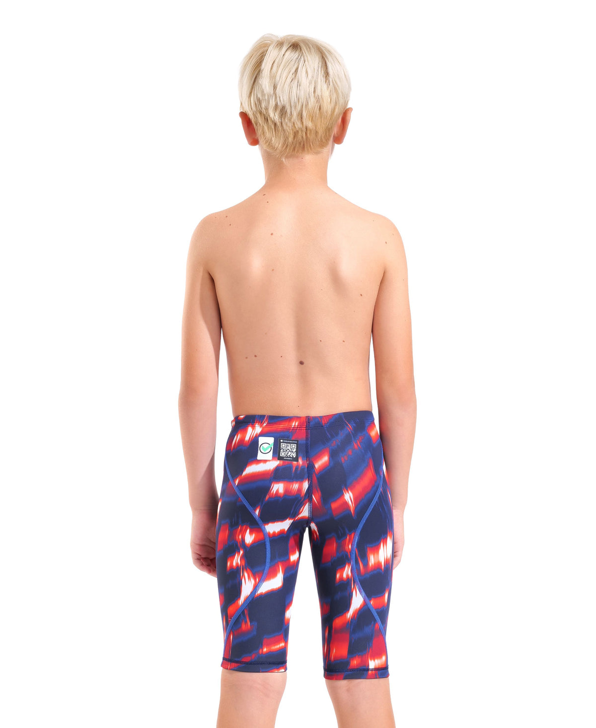 ARENA BOYS POWERSKIN ST NEXT AQUA GLEAM JAMMER