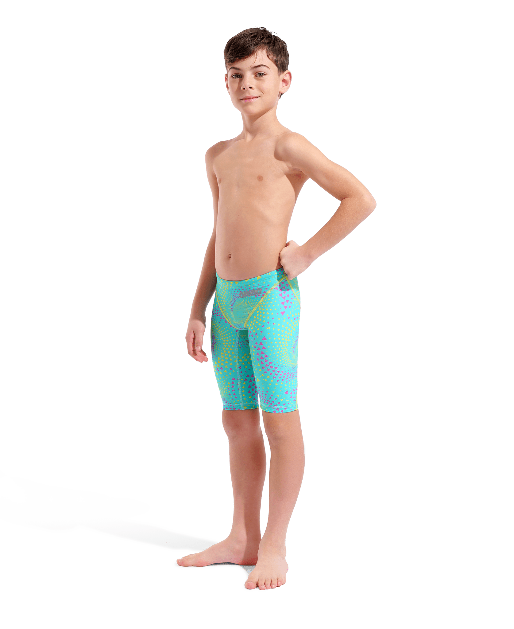 ARENA BOYS POWERSKIN ST NEXT FIREFLOW SEAGLASS JAMMER - Aqua