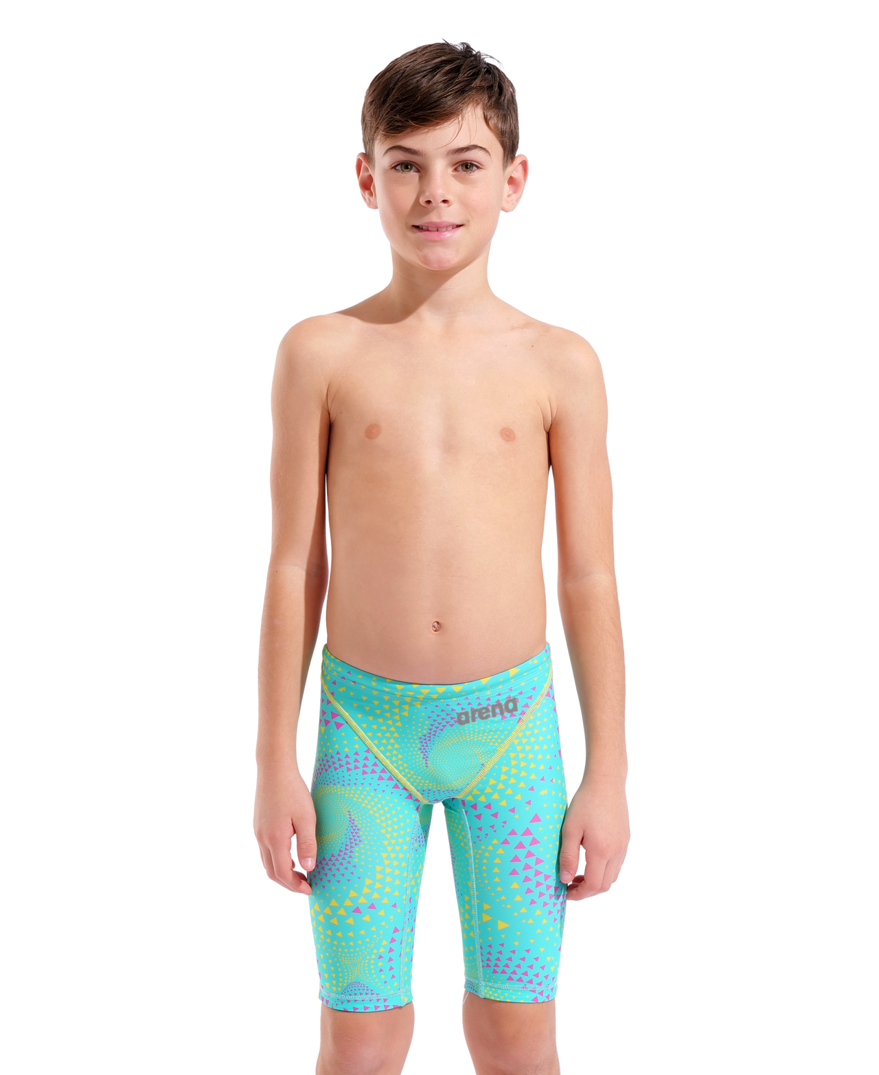 ARENA BOYS POWERSKIN ST NEXT FIREFLOW SEAGLASS JAMMER - Aqua