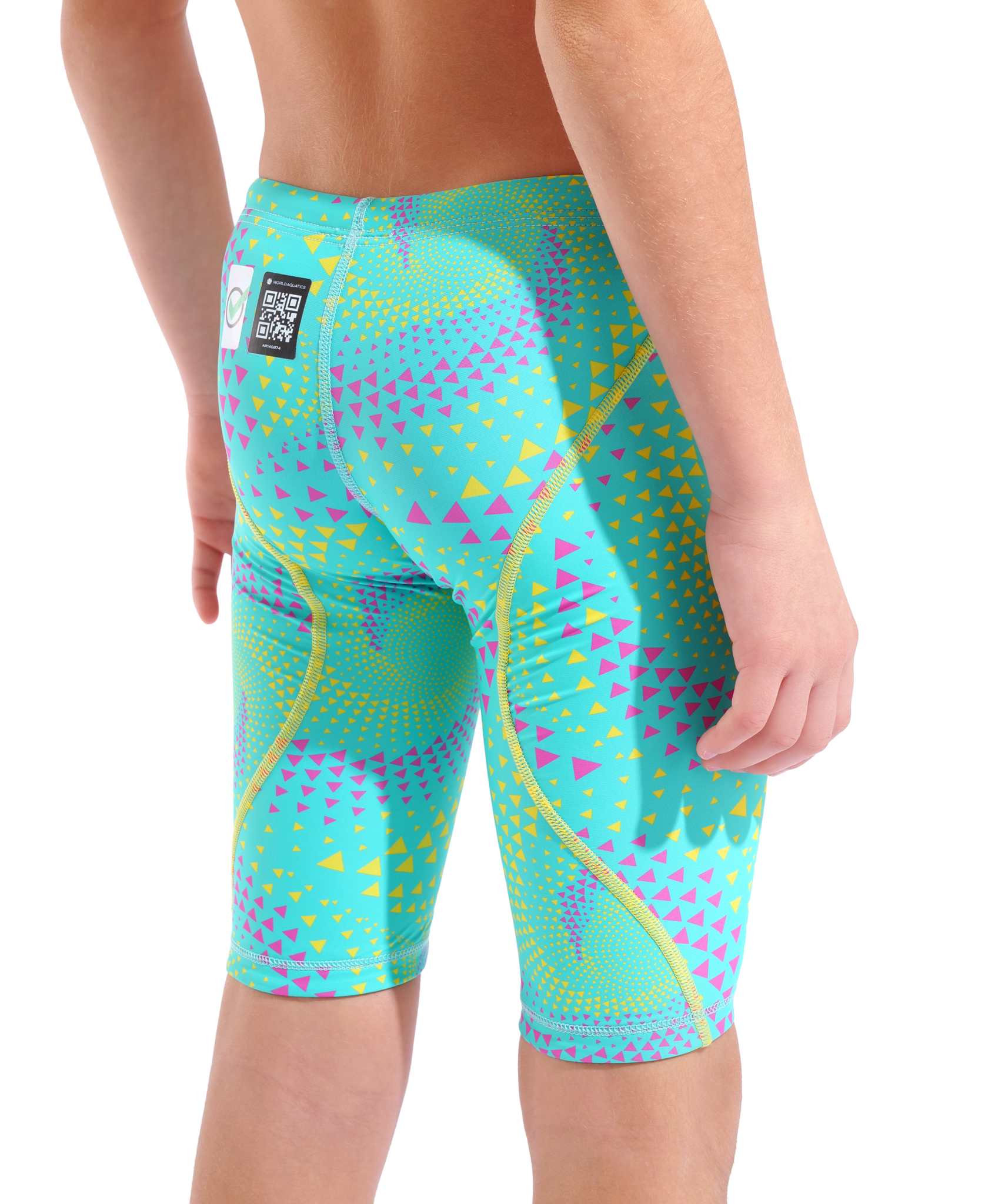 ARENA BOYS POWERSKIN ST NEXT FIREFLOW SEAGLASS JAMMER - Aqua
