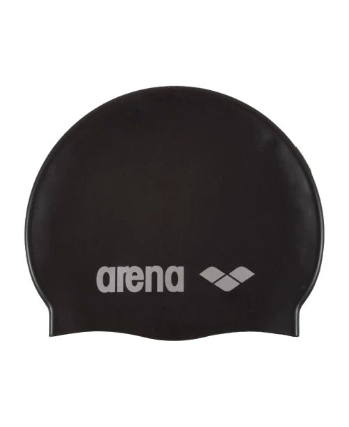 ARENA CLASSIC SILICONE SWIMMING CAP - Black