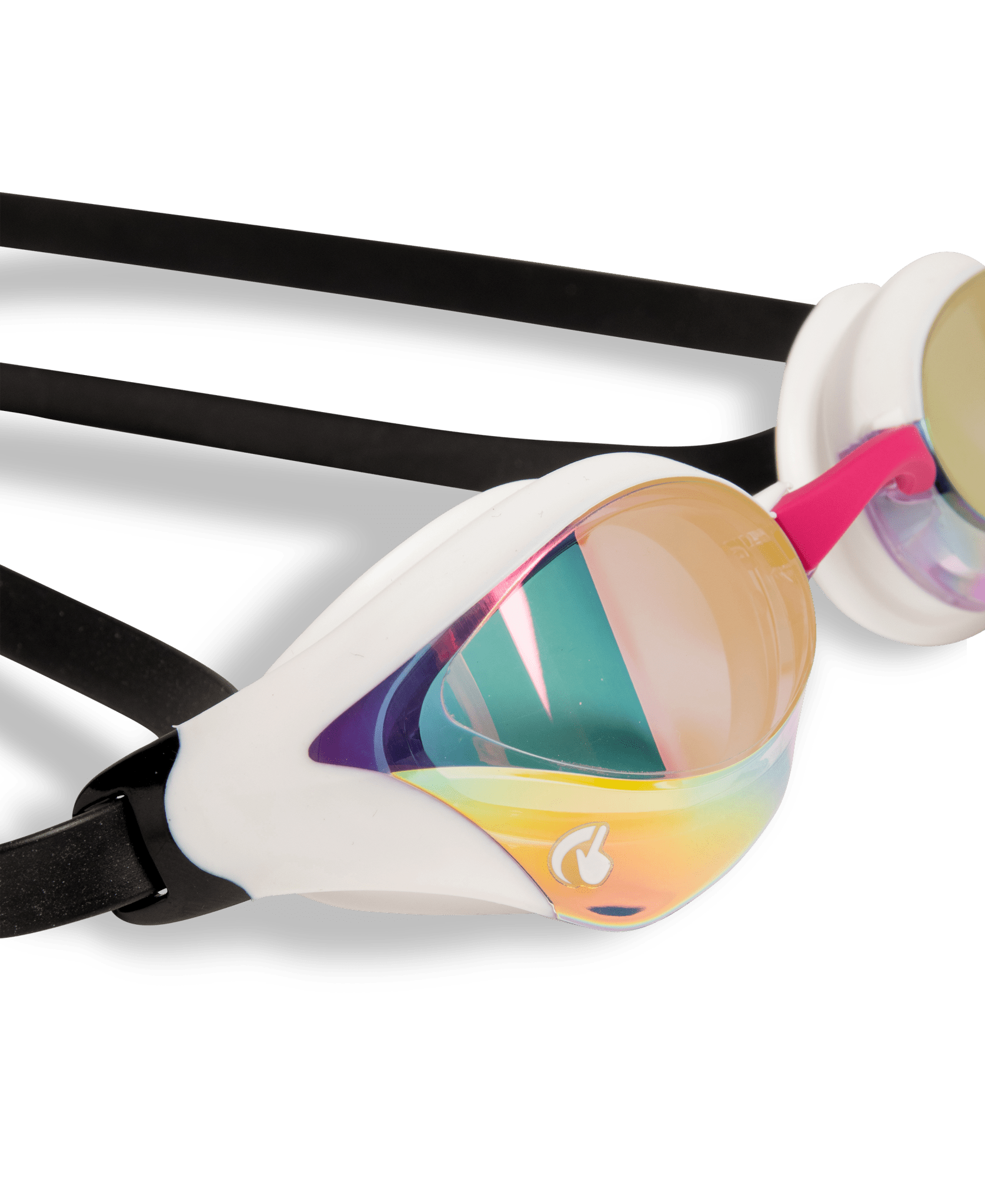 ARENA COBRA CORE SWIPE MIRROR VIOLET LENSES - White