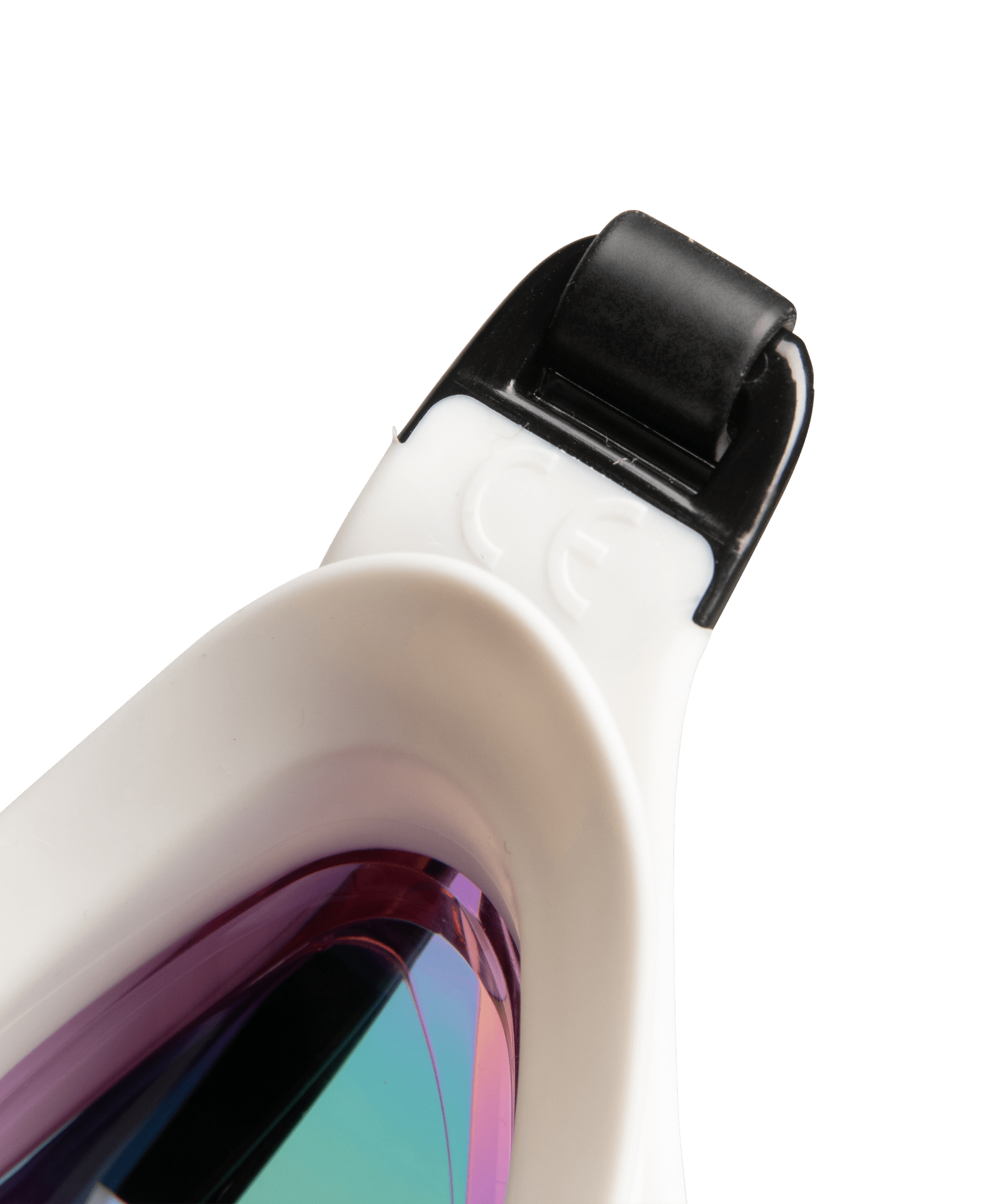 ARENA COBRA CORE SWIPE MIRROR VIOLET LENSES - White