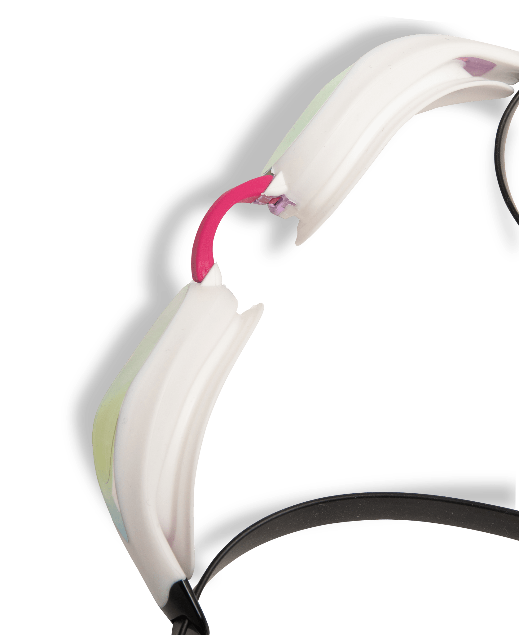 ARENA COBRA CORE SWIPE MIRROR VIOLET LENSES - White