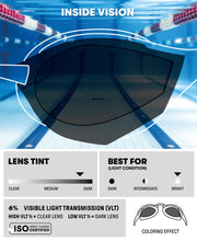 ARENA COBRA ULTRA SWIPE MIRROR GOGGLES SILVER LENSES