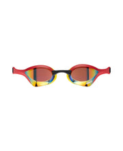 ARENA COBRA ULTRA SWIPE MIRROR GOLD LENSES - Red