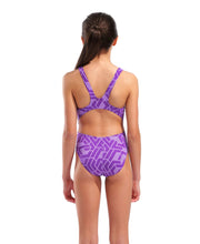 ARENA GIRLS ESCAPE SWIM TECH SWIMSUIT - Purple