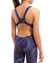ARENA GIRLS FIREFLOW KNEESUIT - Navy