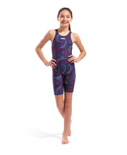 ARENA GIRLS FIREFLOW KNEESUIT - Navy