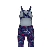 ARENA GIRLS FIREFLOW KNEESUIT - Navy