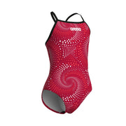 ARENA GIRLS FIREFLOW LIGHTDROP BACK SWIMSUIT - Navy