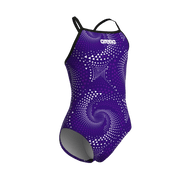 ARENA GIRLS FIREFLOW LIGHTDROP BACK SWIMSUIT - Royal Blue