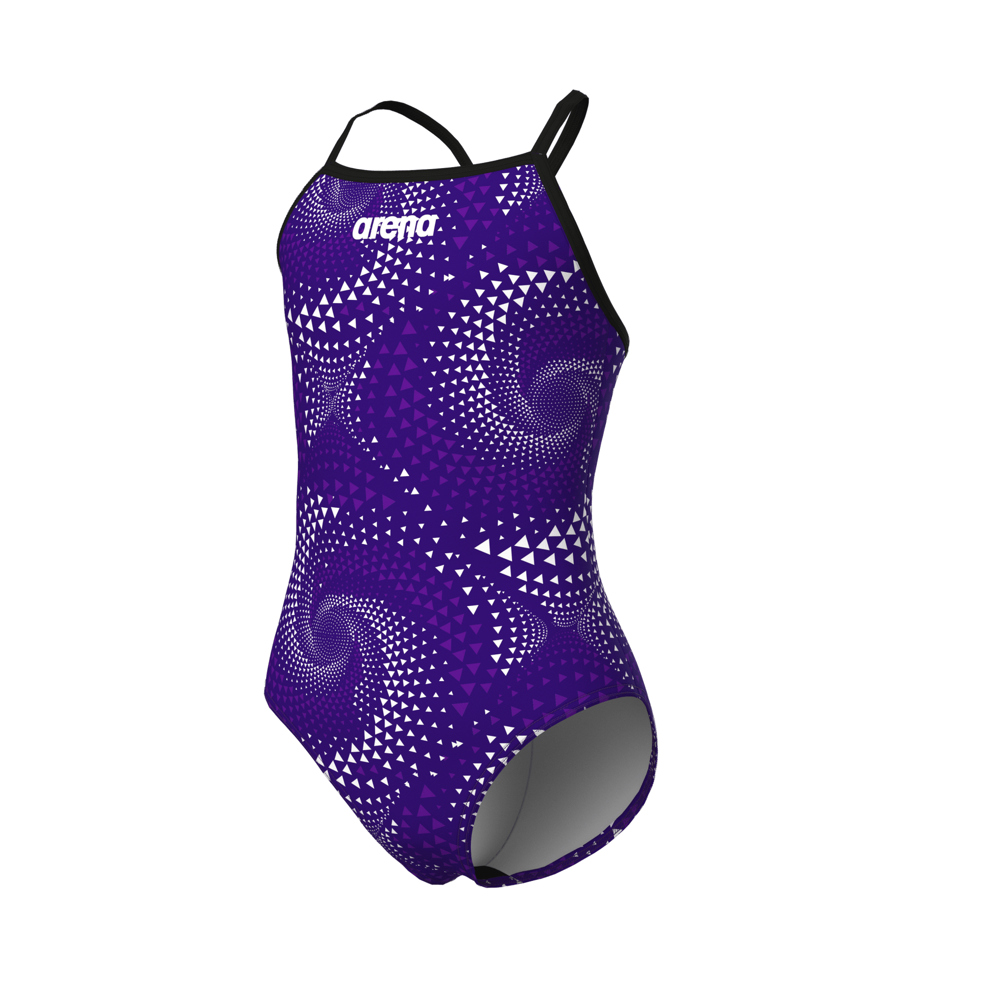 ARENA GIRLS FIREFLOW LIGHTDROP BACK SWIMSUIT - Royal Blue