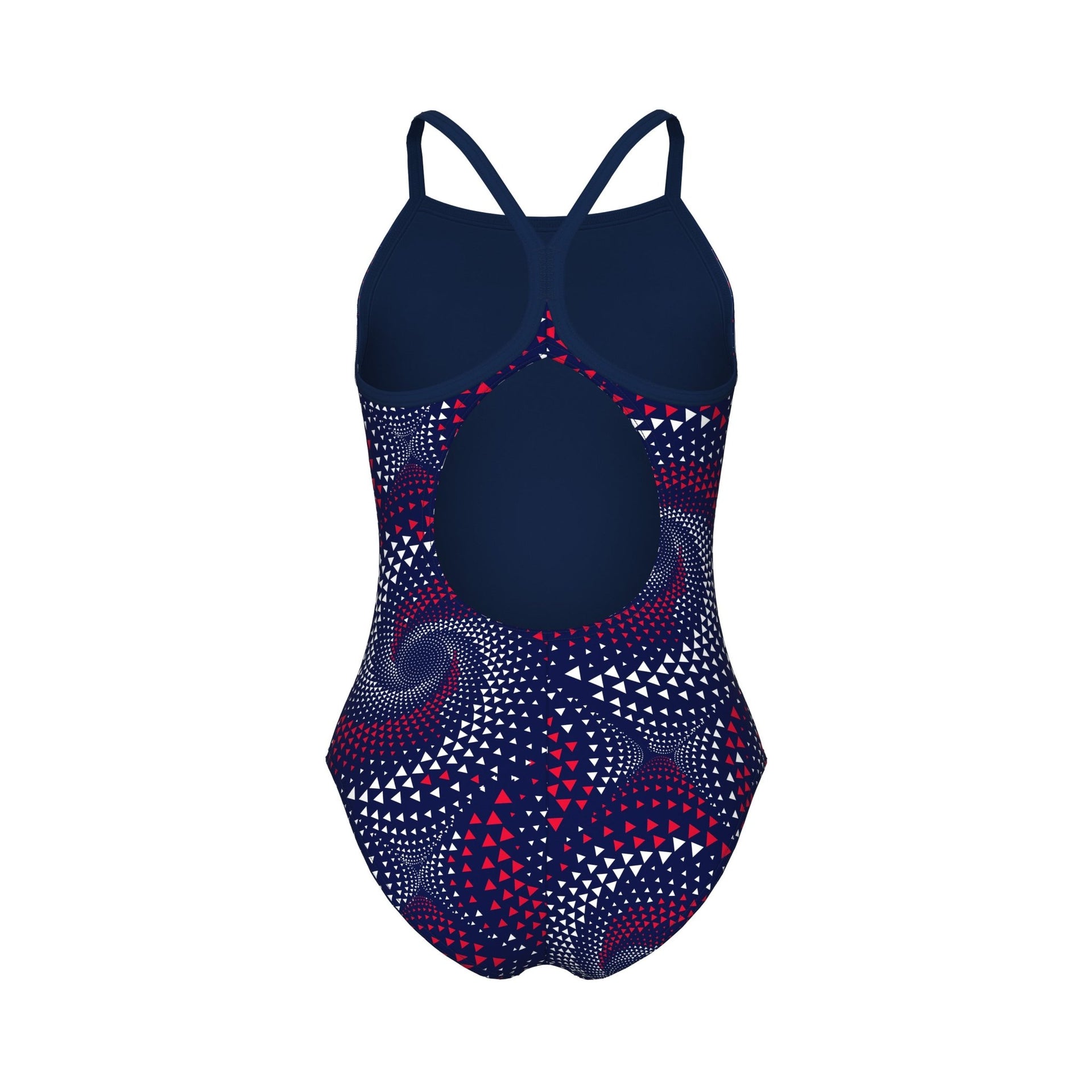 ARENA GIRLS FIREFLOW LIGHTDROP BACK SWIMSUIT - Navy