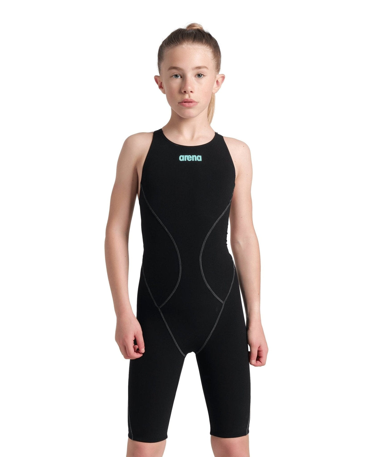 ARENA GIRLS POWERSKIN IMPULSO OPEN BACK KNEESUIT
