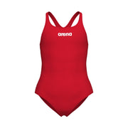 ARENA GIRLS TEAM SWIMSUIT SWIM PRO SOLID - Red