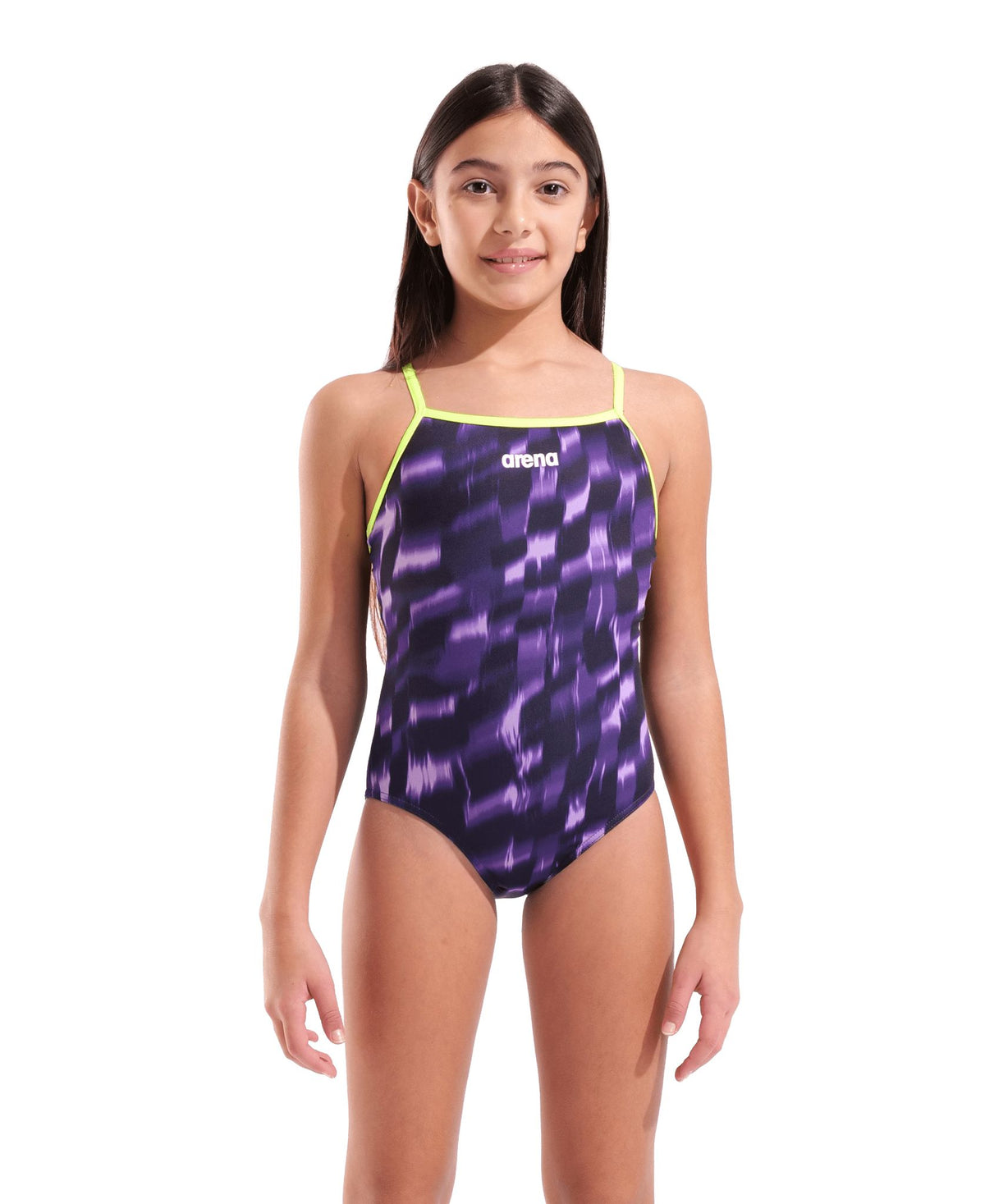 ARENA GIRLS WAVE LIGHTDROP BACK SWIMSUIT