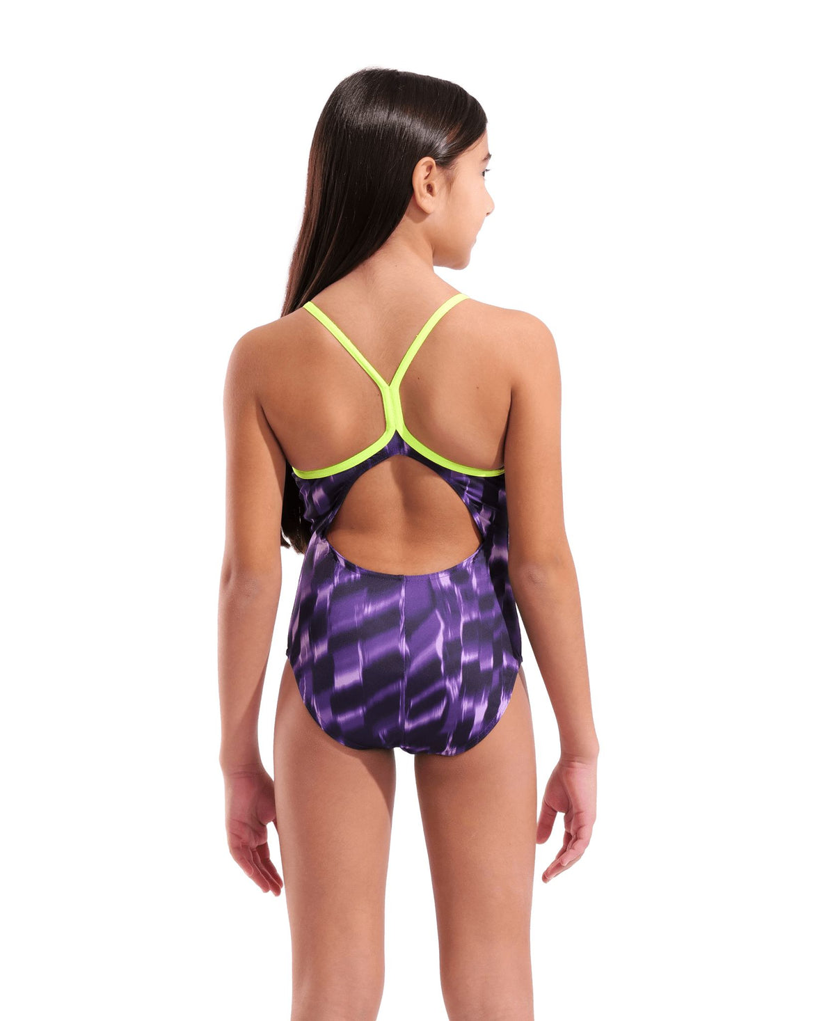 ARENA GIRLS WAVE LIGHTDROP BACK SWIMSUIT