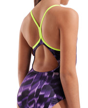 ARENA GIRLS WAVE LIGHTDROP BACK SWIMSUIT