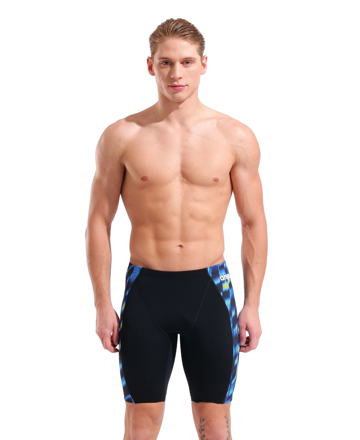 ARENA MENS AQUA GLEAM WAVE JAMMER