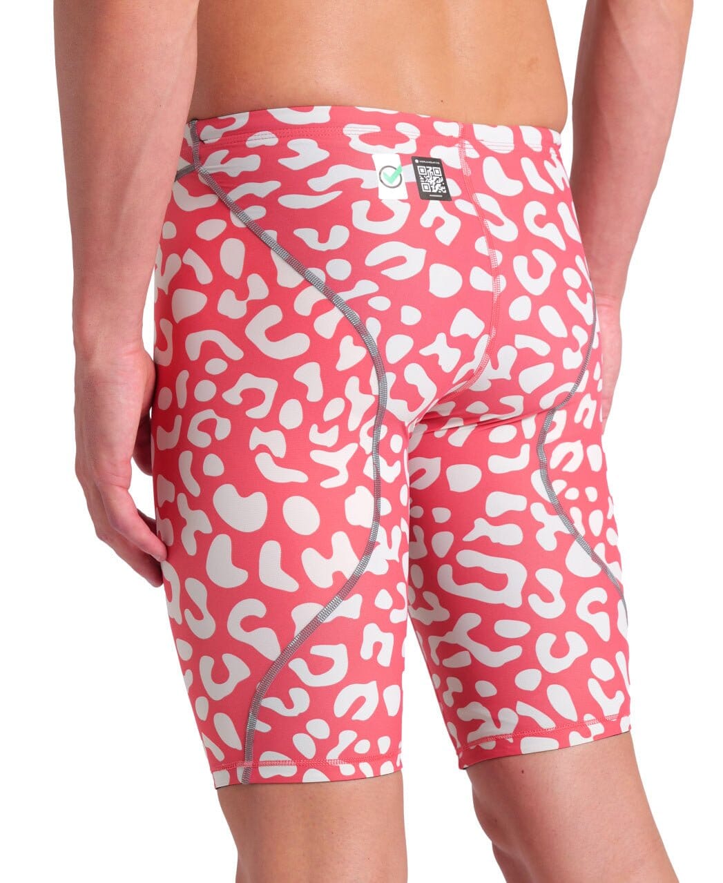 ARENA MENS LEOPARD SKIN GERANIUM POWERSKIN ST NEXT JAMMER