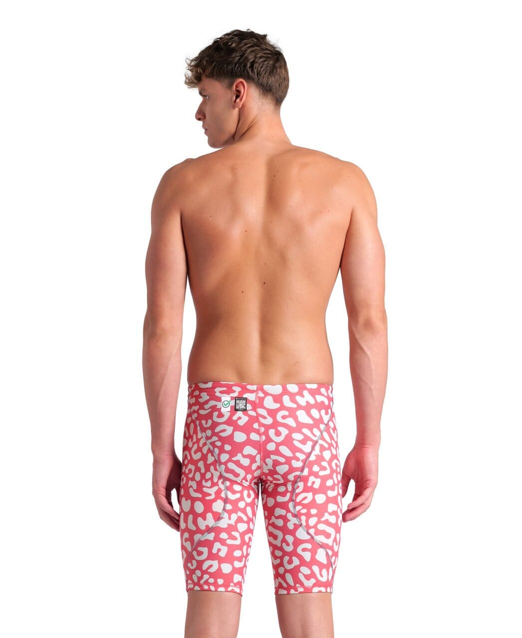 ARENA MENS LEOPARD SKIN GERANIUM POWERSKIN ST NEXT JAMMER