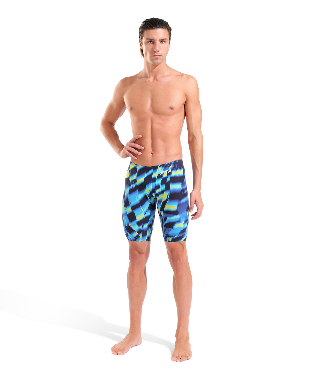ARENA MENS POWERSKIN AIR 3 AQUA GLEAM JAMMER