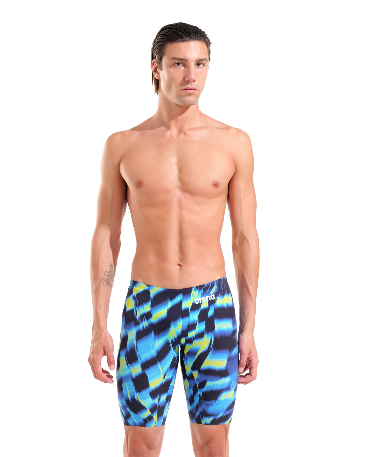 ARENA MENS POWERSKIN AIR 3 AQUA GLEAM JAMMER
