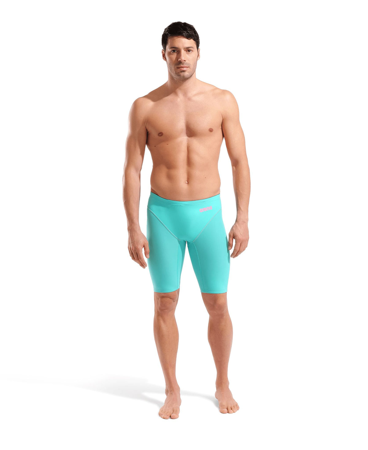 ARENA MENS POWERSKIN IMPULSO SHOCKING PINK & WATER JAMMER