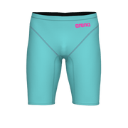 ARENA MENS POWERSKIN IMPULSO SHOCKING PINK & WATER JAMMER - Aqua