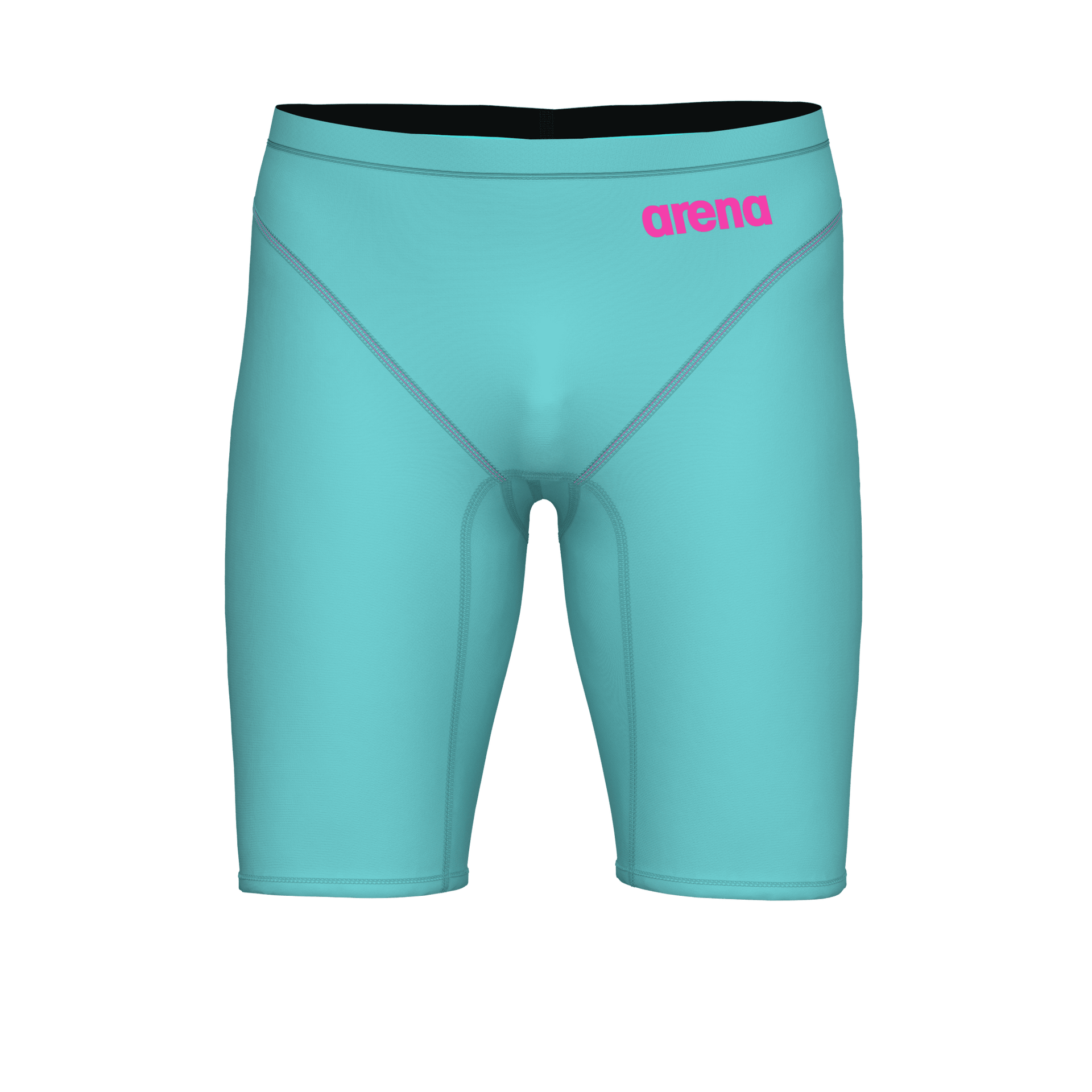 ARENA MENS POWERSKIN IMPULSO SHOCKING PINK & WATER JAMMER - Aqua