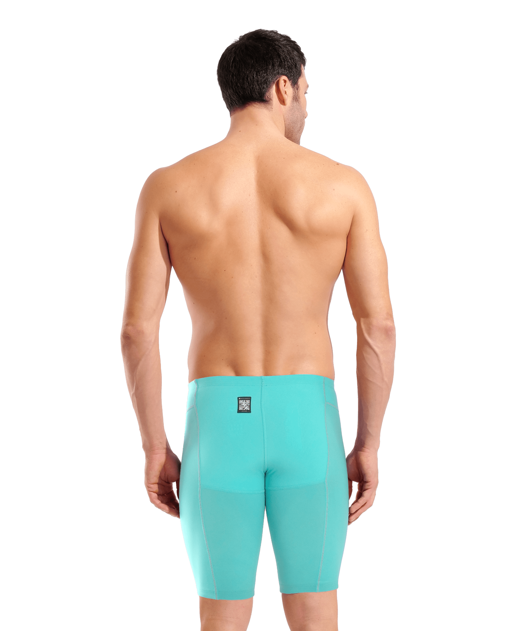 ARENA MENS POWERSKIN IMPULSO SHOCKING PINK & WATER JAMMER - Aqua
