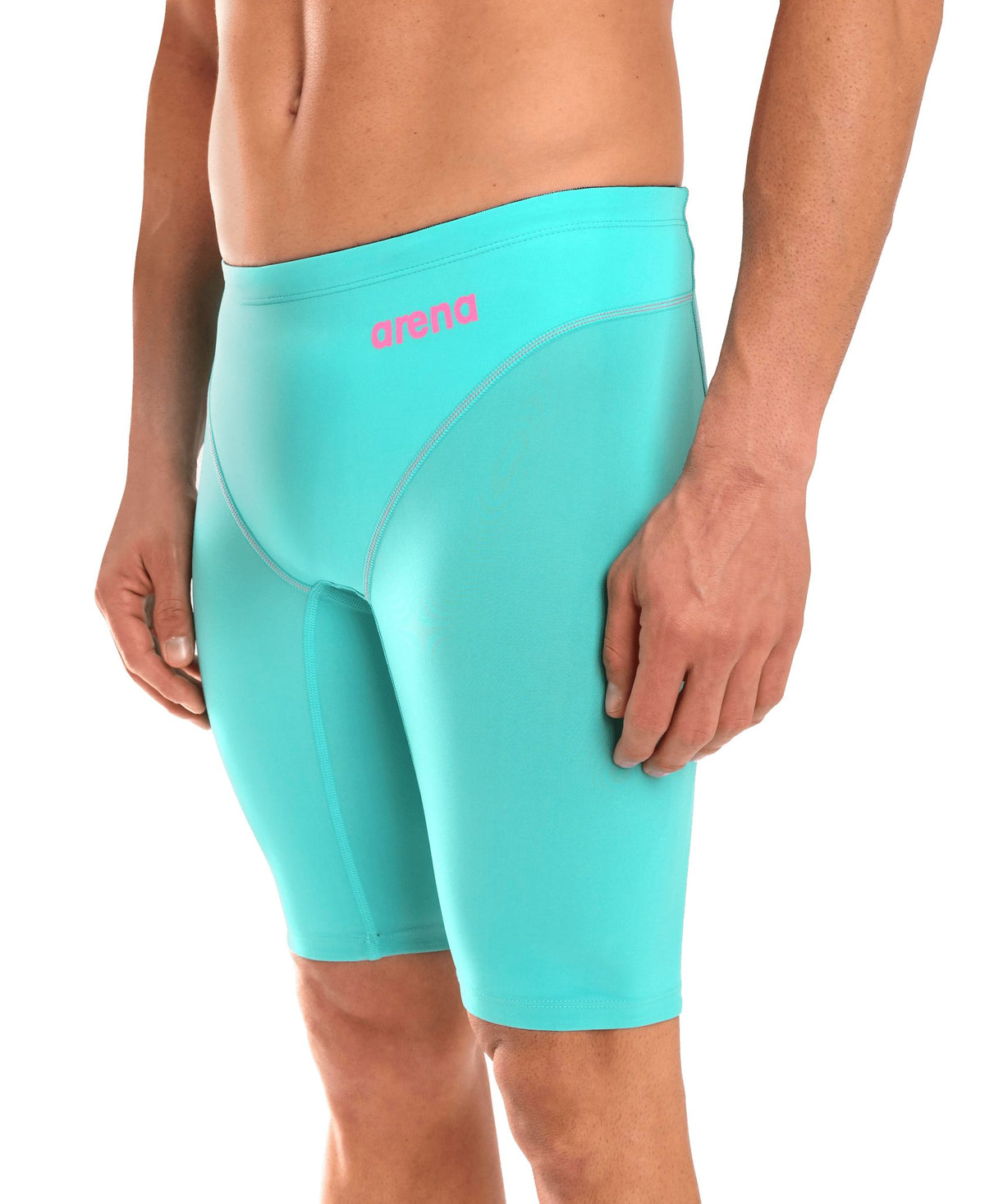 ARENA MENS POWERSKIN IMPULSO SHOCKING PINK & WATER JAMMER